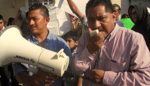 Bernardo Ramírez Bautista Coordinador estatal del Frente Indígena de Organizaciones Binacionales (FIOB)