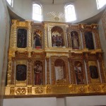 Culmina restauración del Altar Mayor en Santa María Cuquila