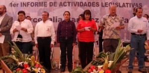 La Senadora por Aguascalientes Norma Esparza