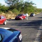 Policías revisaron vehículos por información no confirmada