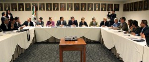 Segunda reunión de trabajo del gobernador Gabino Cué con integrantes de su gabinete legal